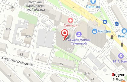 Школа-студия Bomba на улице Московская на карте