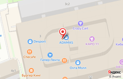 Автоматизированный пункт выдачи товаров PickPoint в Красногвардейском районе на карте