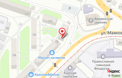 Аптека Милана в Железнодорожном районе на карте