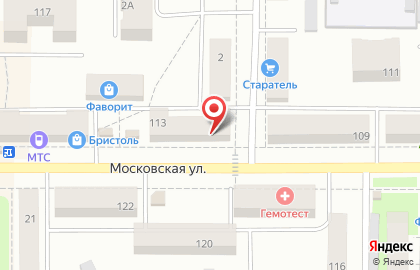 Магазин Разливной мир на Московской улице на карте
