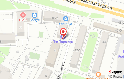 Магазин путешествий Intourist на Рязанском проспекте на карте