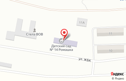 Детский сад, п.г.т. Междуреченск на карте