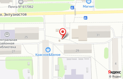 Киоск и водоматов Ново-Лядовская вода на улице Энтузиастов на карте