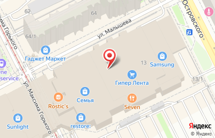 Интернет-магазин Сэконом в Свердловском районе на карте