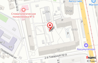 Автостоянка в Саратове на карте