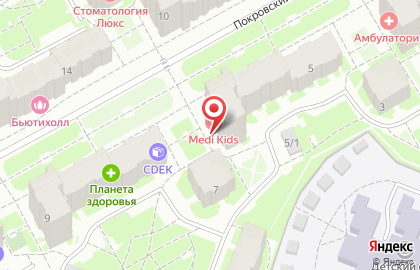 Суши-бар Тунец на Покровском бульваре на карте