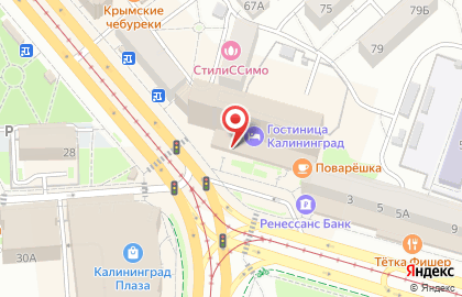 Салон красоты Бьютэлль в Калининграде на карте