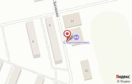 Искра, ДЮСШ, пос. Кедровый на карте