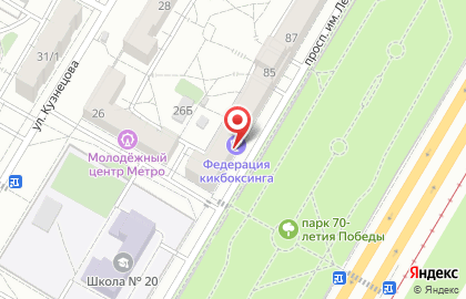 Федерация кикбоксинга Волгоградской области в Краснооктябрьском районе на карте