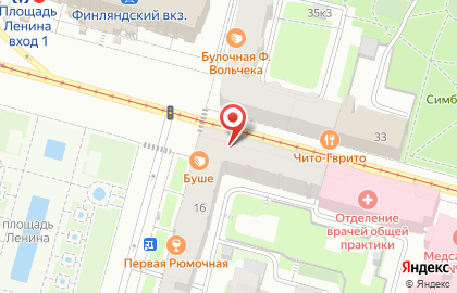 Продуктовый магазин в Санкт-Петербурге на карте