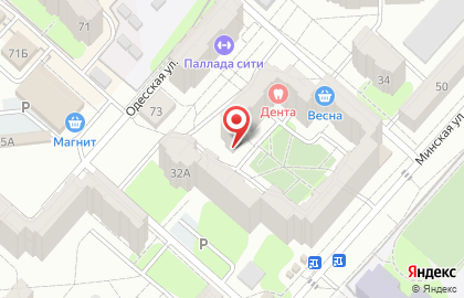 Сеть водоматов Аква точка на Минской улице на карте