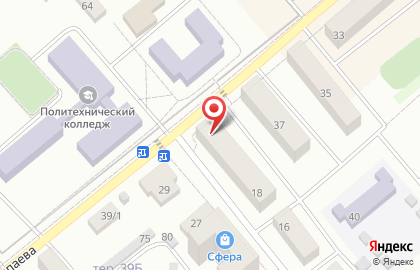 Салон красоты Лезвие на карте