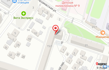 Детский развивающий центр Вундеркиндик в Левобережном районе на карте