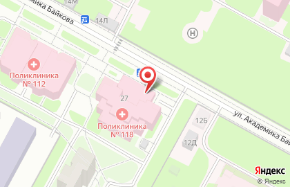Страховая медицинская компания Капитал Медицинское Страхование на улице Академика Байкова на карте