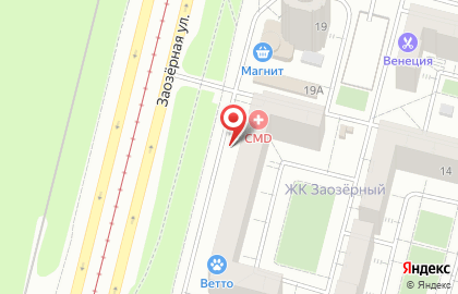 Магазин оборудования для автосервиса Интер на Заозёрной улице на карте