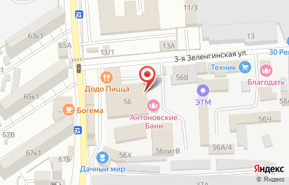 Сауна Престиж в Астрахани на карте