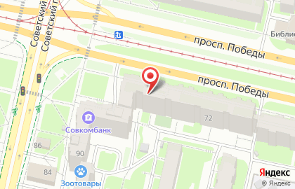 Парикмахерская в Вологде на карте