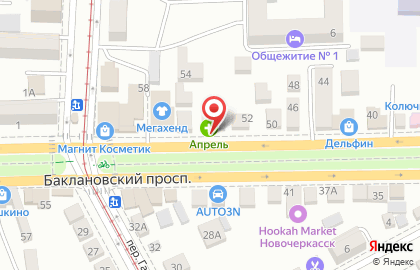 Магазин автозапчастей в Ростове-на-Дону на карте