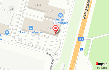 Супермаркет Перекресток на Киевском шоссе на карте