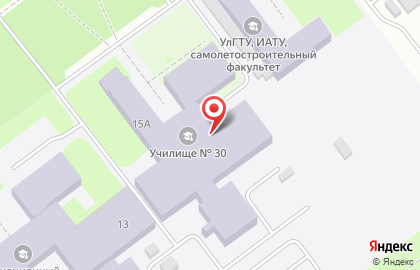 Ульяновский технический колледж на карте