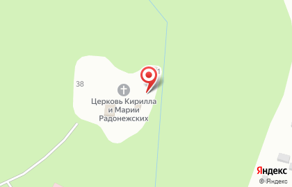 Храм преподобных Кирилла и Марии Радонежских на карте