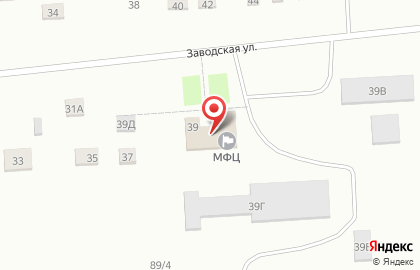 Почта России, АО в Заводском переулке на карте