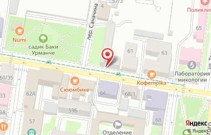 Центр проката РЭД на Большой Красной улице на карте