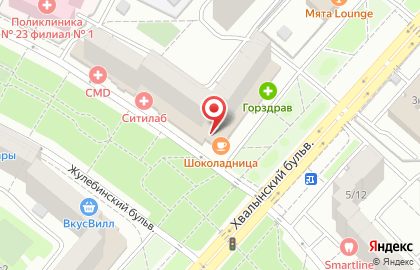Магазин нижнего белья MilaVitsa на Жулебинском бульваре на карте