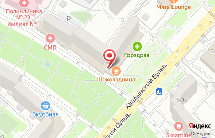 Кофейня Шоколадница в Москве на карте