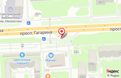 Торгово-сервисный центр ТехПоддержка на проспекте Гагарина на карте