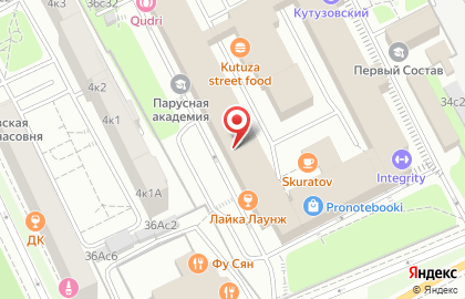 Производственно-монтажная компания Оконный Континент на Кутузовском проспекте на карте