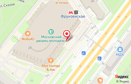 Московский Дворец Молодежи на карте