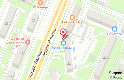 Производственно-розничная сеть по продаже натяжных потолков Белый Глянец на проспекте Ленина на карте