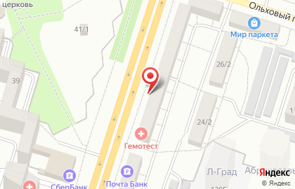 Аптека Воронежфармация в Левобережном районе на карте