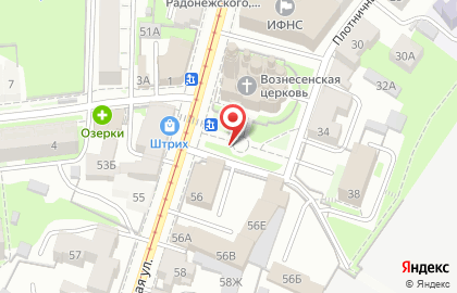 Сластена на Ильинской улице на карте