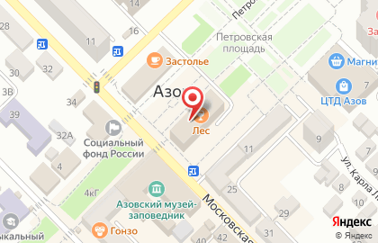 Магазин разливного пива Ахтарское на карте