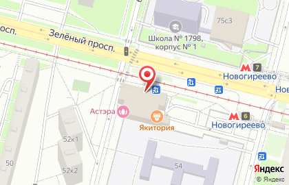 Служба курьерской доставки СберЛогистика на Зелёном проспекте на карте