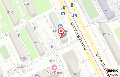 Пиво есть на проспекте Будённого на карте