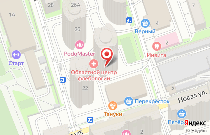 Областной центр флебологии на улице Кирова на карте