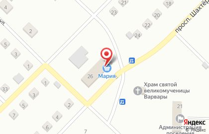 Фирменный магазин Крюгер на проспекте Шахтёров на карте