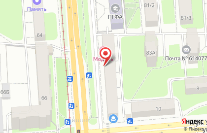 Торгово-производственная компания ОКНА ВЕКА на улице Гагарина на карте
