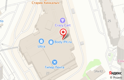 Ресторан быстрого питания Burger Club на Бакалинской улице на карте