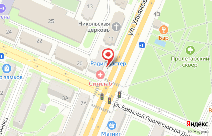 Магазин рыболовных товаров Рыболов на улице Ульянова на карте