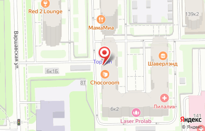 Винный супермаркет Ароматный мир на Варшавской улице на карте