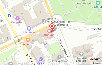 Магазин рыболовных товаров Улов в Мотовилихинском районе на карте