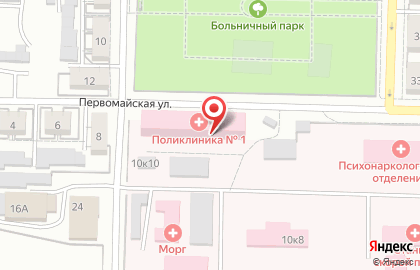 Служба заказа товаров аптечного ассортимента Аптека.ру на Первомайской улице в Жигулёвске на карте