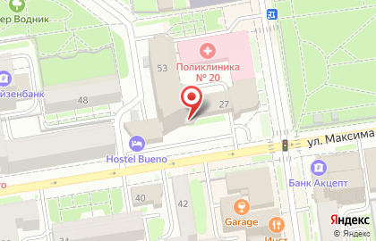 Управление специальной связи по Новосибирской области на улице Максима Горького на карте