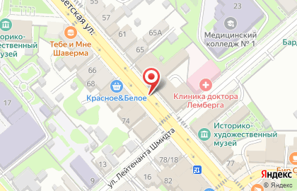 Кабачок на Московской на карте