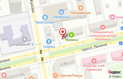 Аптека Фармлидер Сибири на проспекте Ленина на карте