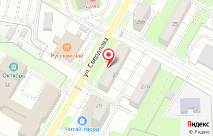 Магазин женской одежды Incity на улице Свердлова на карте